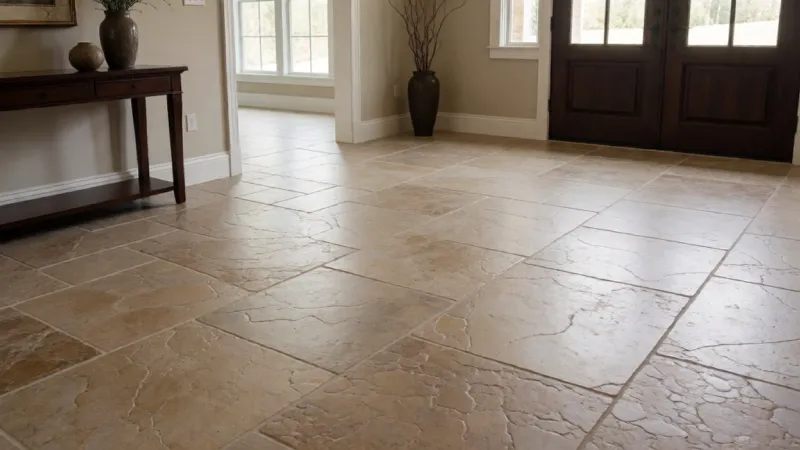 A spacious living area or entryway