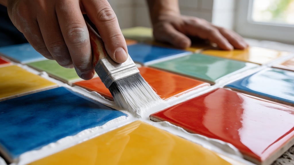 Gout tile brush