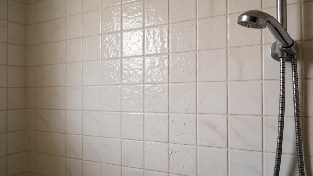 New tile bathroom