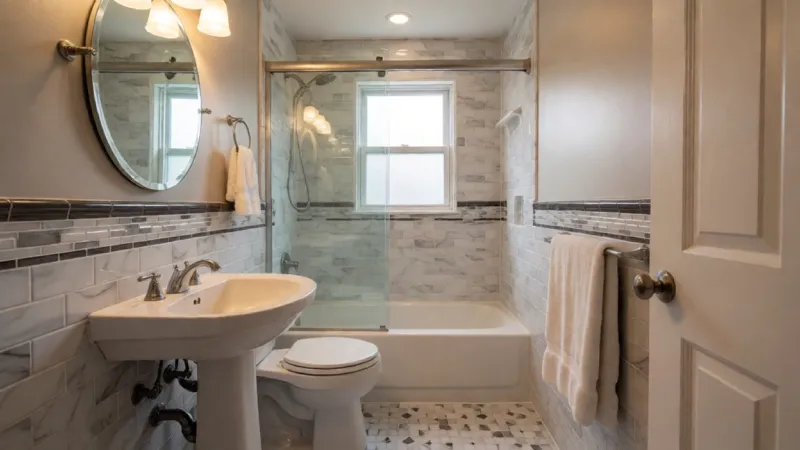 Finished bathroom